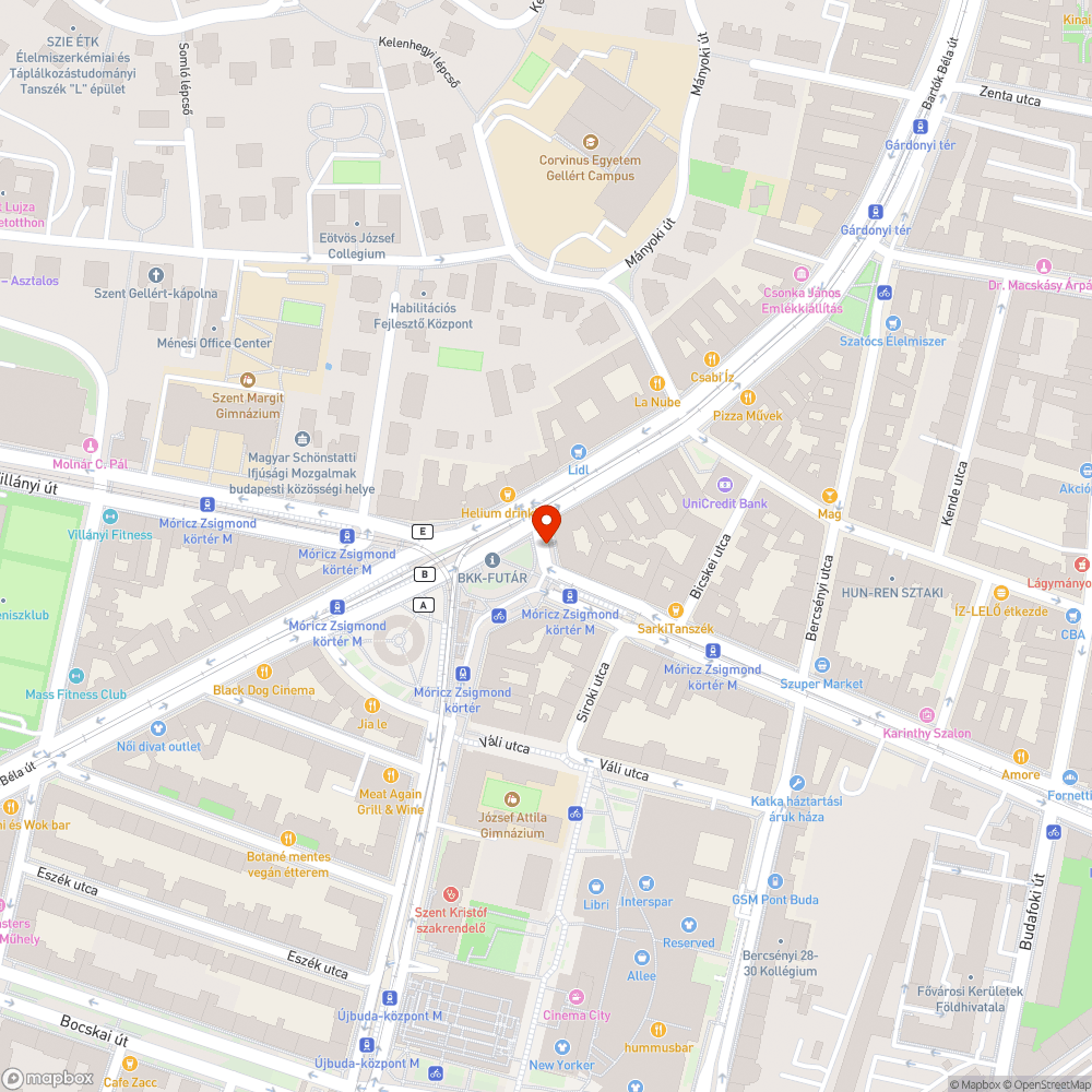 2 hiányzó fa bejelentés helye