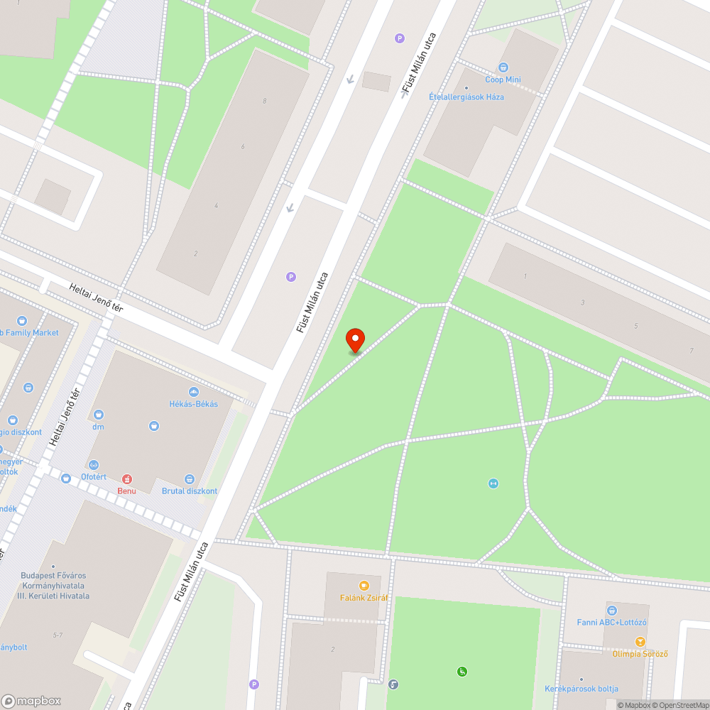 Megdőlt karók bejelentés helye