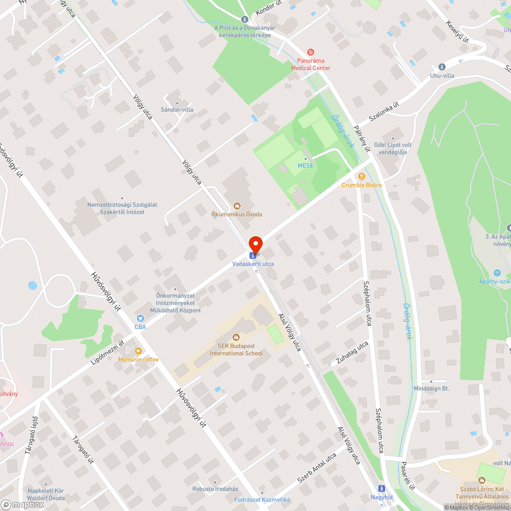 Sötét bejelentés helye