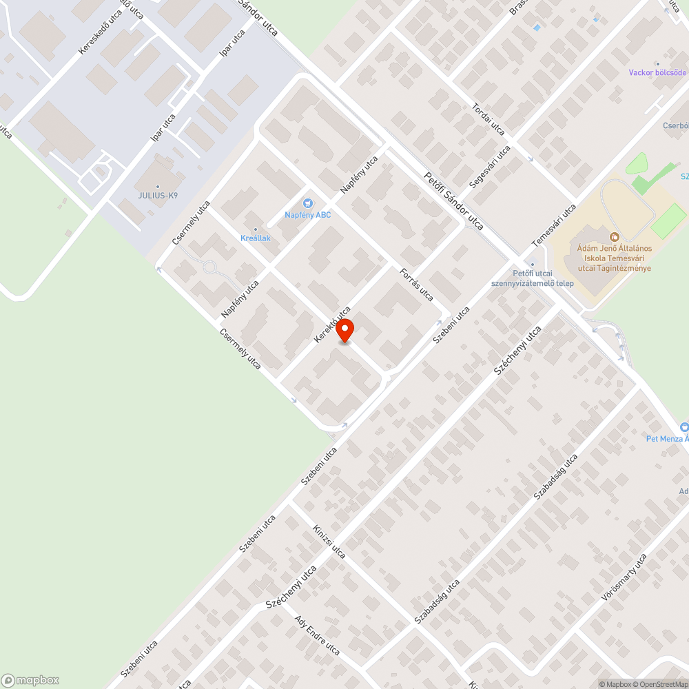 Elhagyott személygépkocsi bejelentés helye