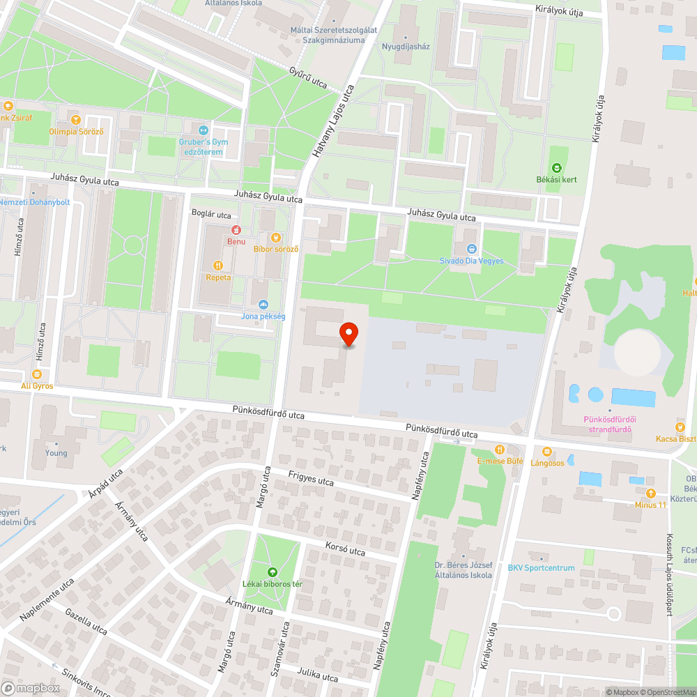 Lehetetlen parkolás bejelentés helye