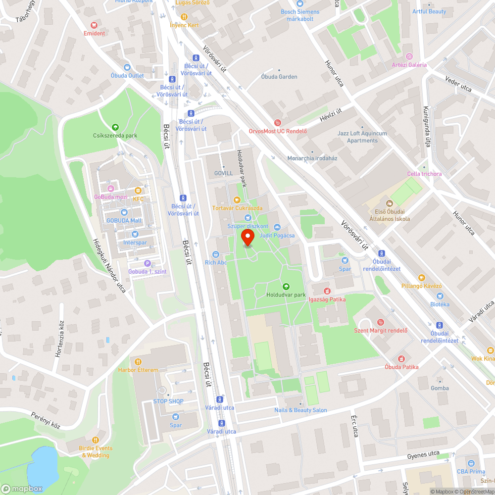 Tönkrement pingpongasztal-háló bejelentés helye