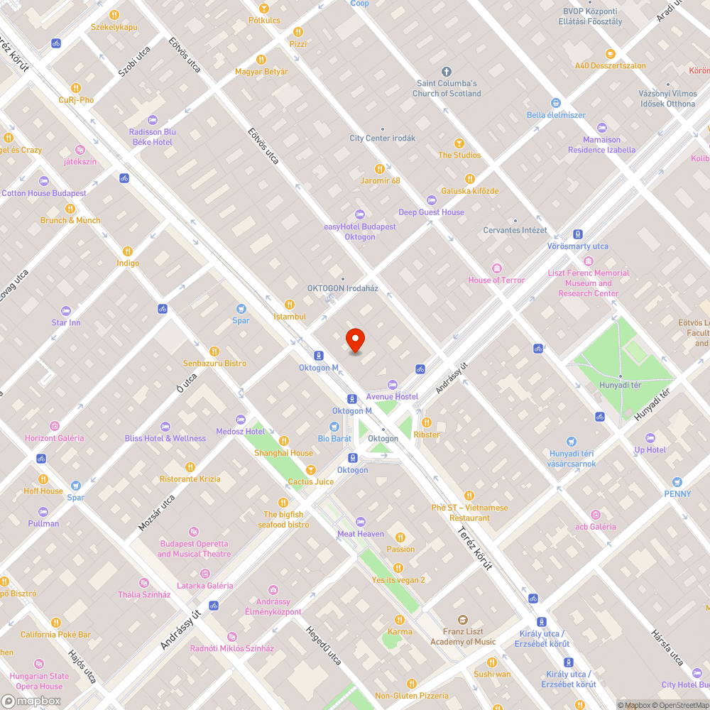 Teréz-körút bejelentés helye