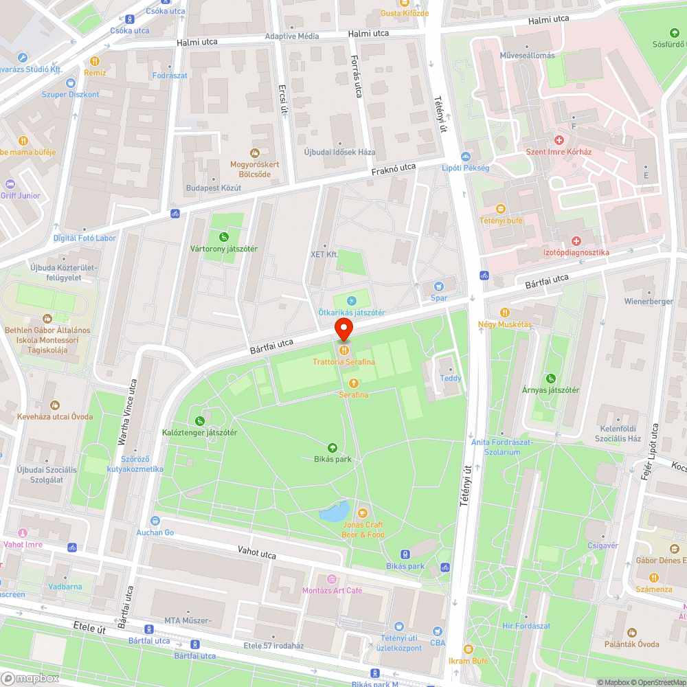 csendélet kidöntött kerékpártámasszal az Újbudai Sportközpontnál bejelentés helye