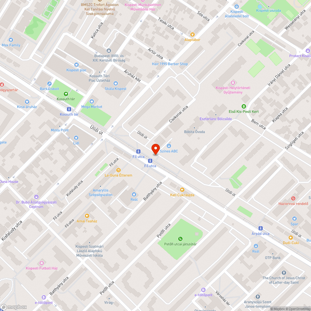 Nincs világítás bejelentés helye