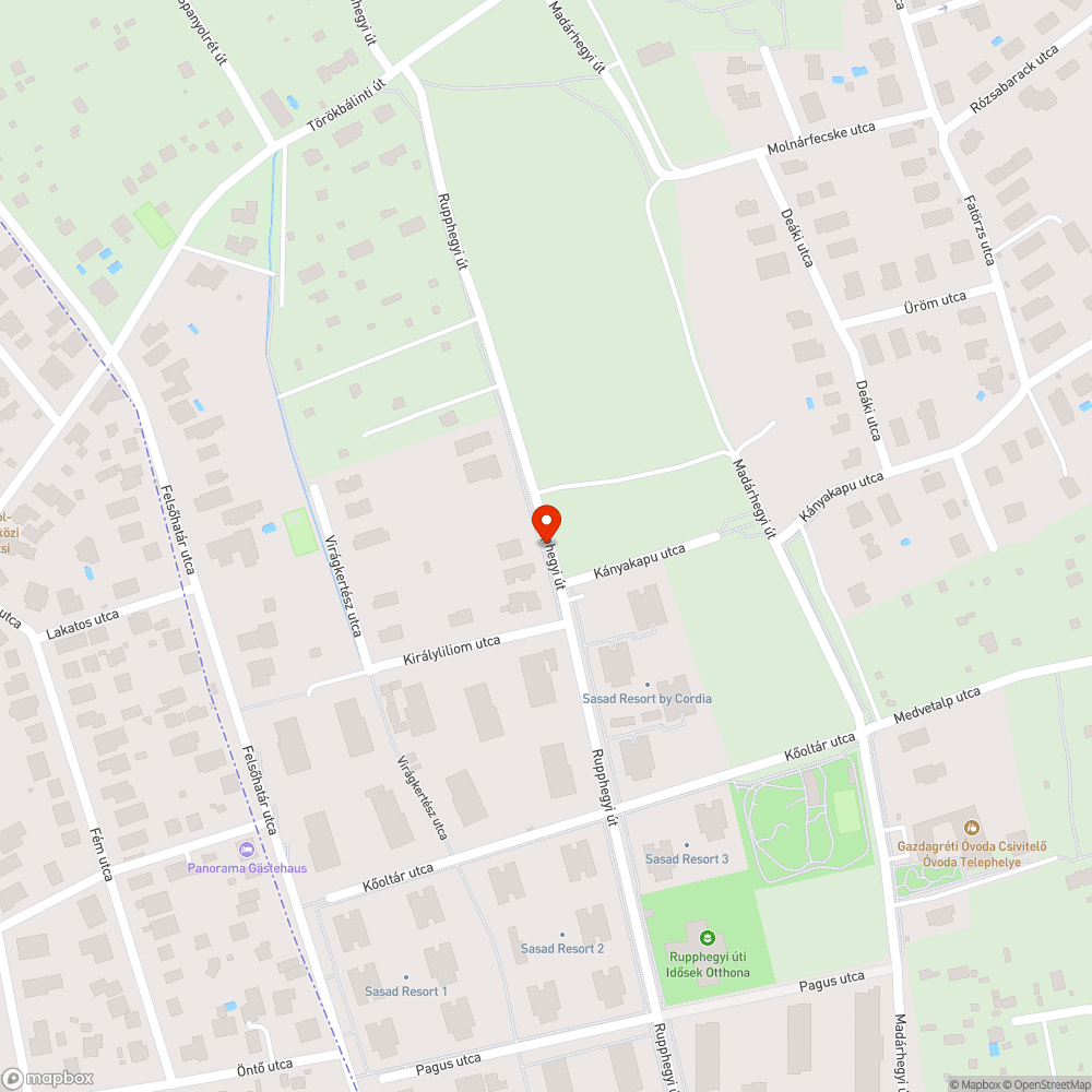 Tűzcsap bejelentés helye