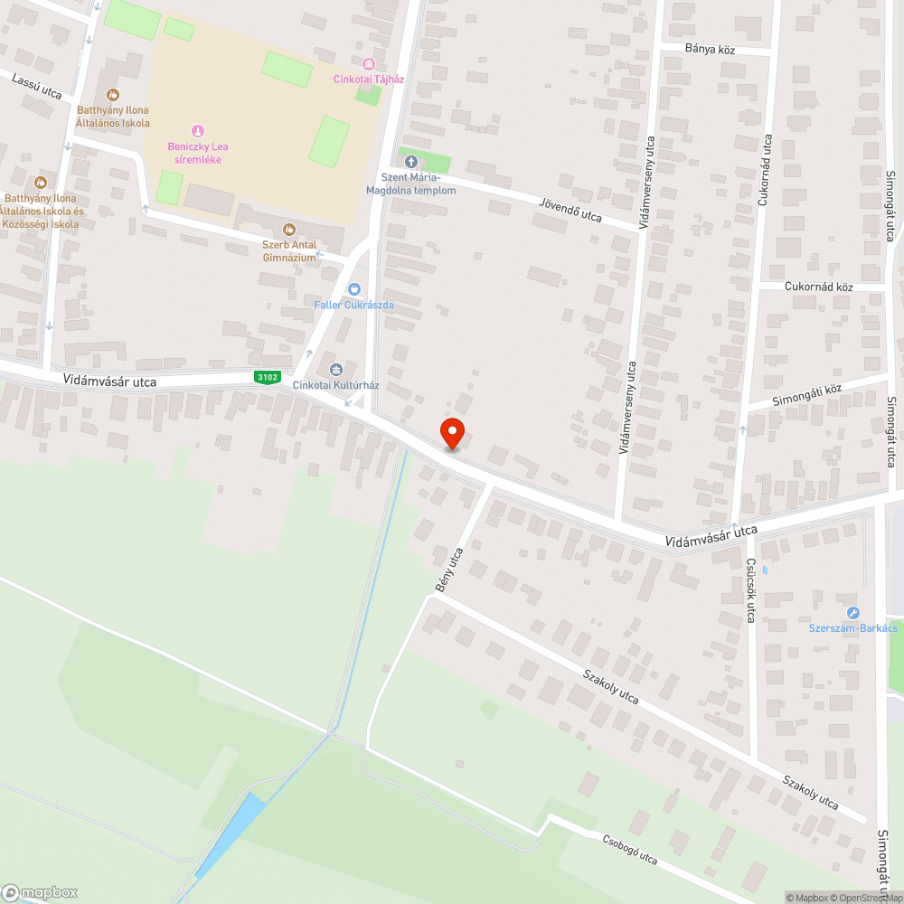 Sötét lámpa bejelentés helye