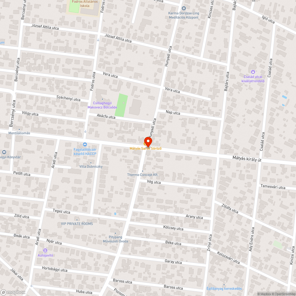 Rozsdás utcanévtábla bejelentés helye