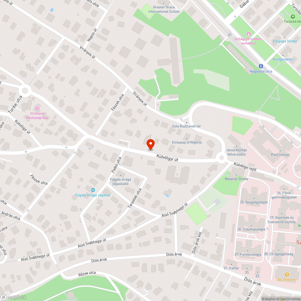 Megdőlt Korhadt fa bejelentés helye