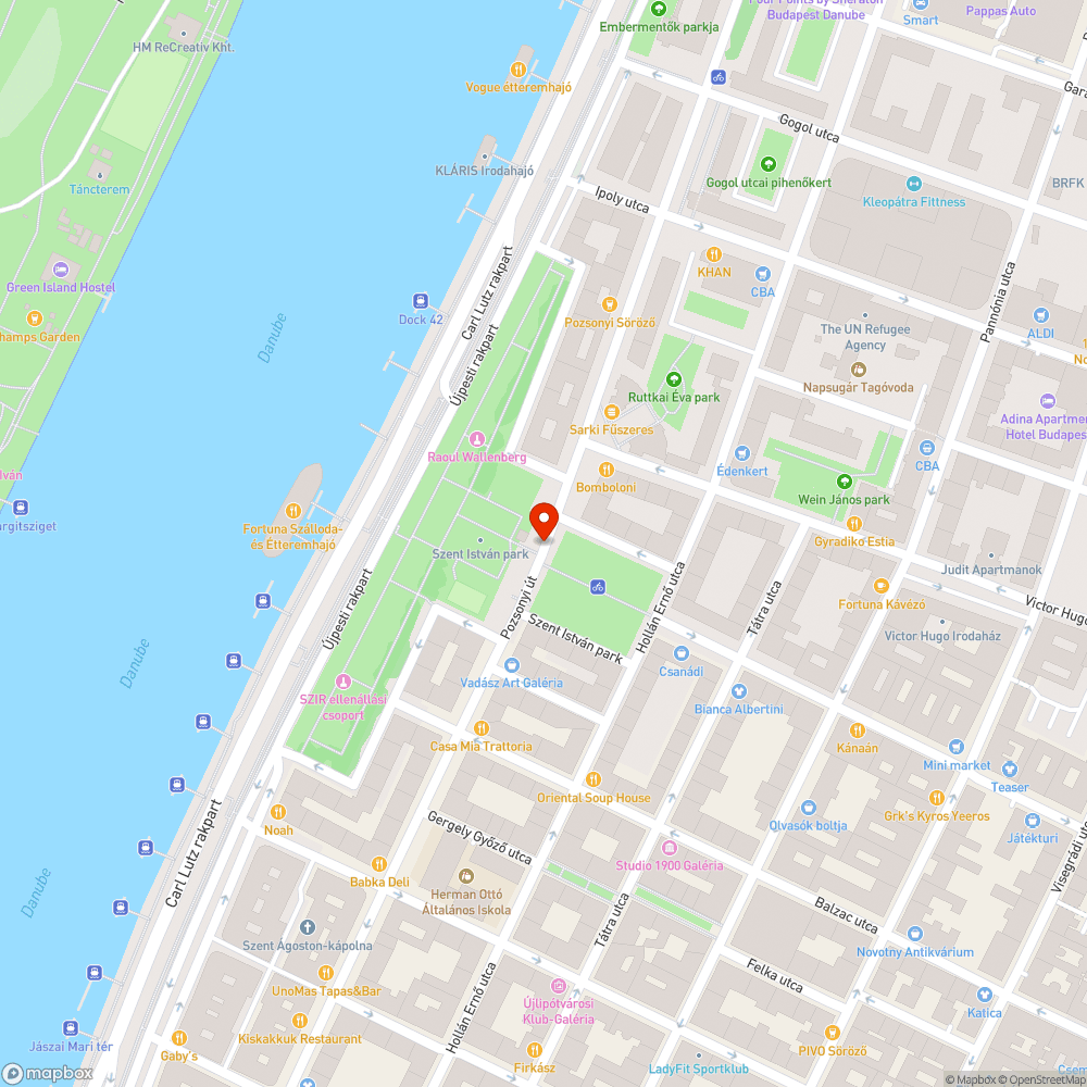 Kinek a feladata a kis Szent István parkban a takarítás? bejelentés helye