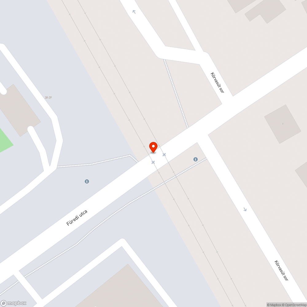 Rozsdamarta átjáró bejelentés helye