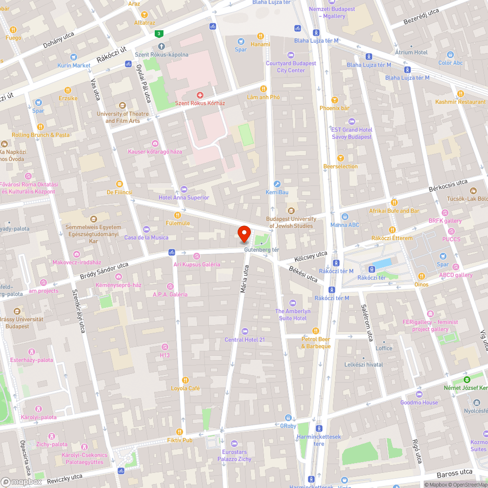 Kidöntött poller bejelentés helye