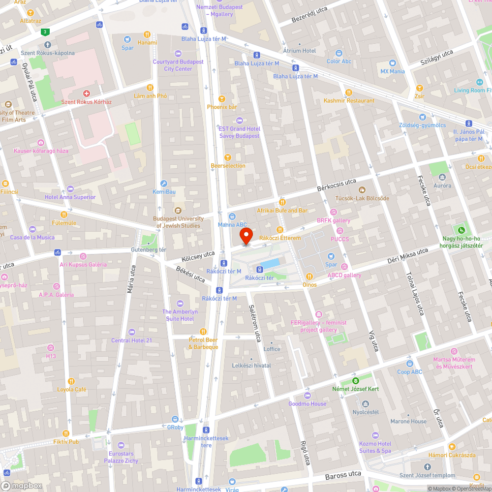 Lassan elrohad egy autó a Rákóczi térnél bejelentés helye