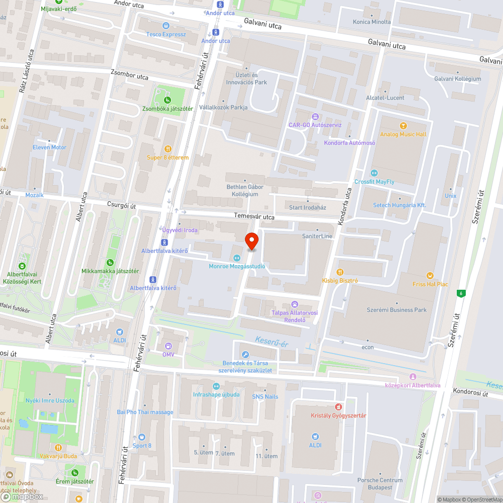 Távhő fedél mellett beszakadt útpadka bejelentés helye