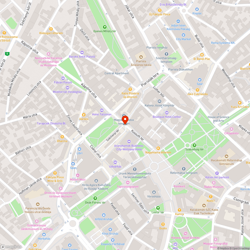 Nem működő közvilágítás a Buszpályaudvaron bejelentés helye