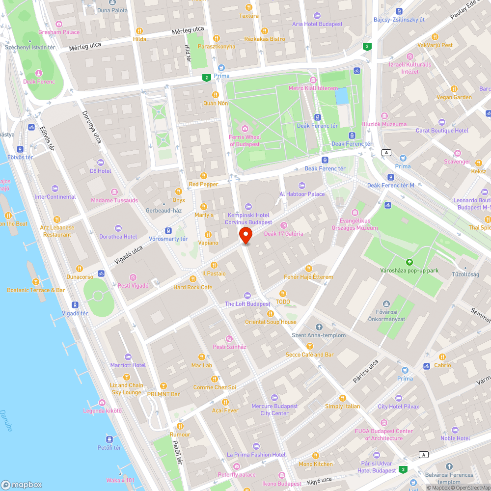 Törött pad bejelentés helye