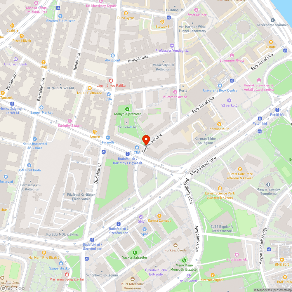 Illegális szemétlerakás az Egry József utcában bejelentés helye