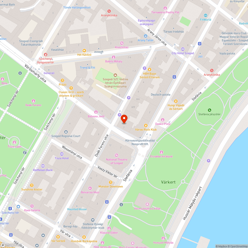 Felbukásveszélyes táblacsonk a járdán - Deák Ferenc u. 10. bejelentés helye