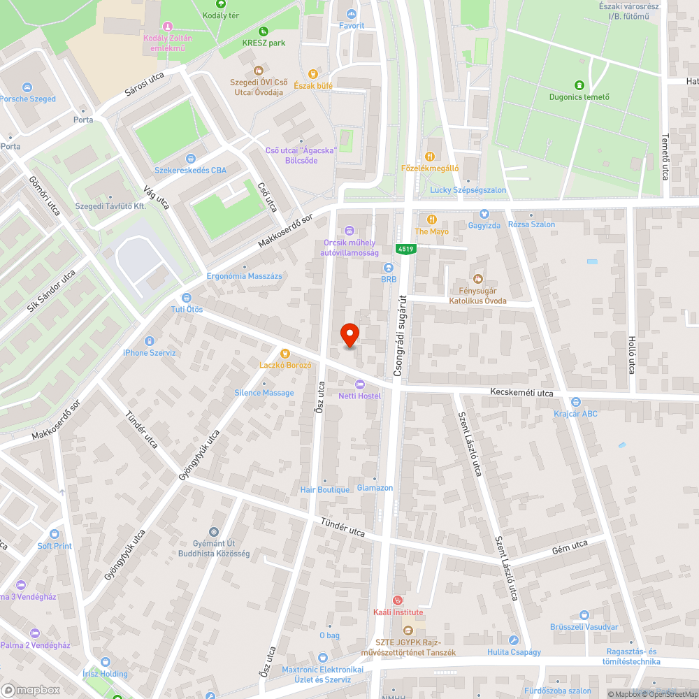 Kifordult tuskó - Nádas u. 3. bejelentés helye