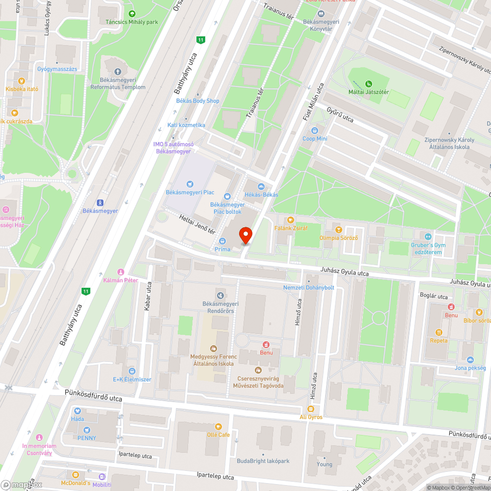 Eldugult víznyelő bejelentés helye