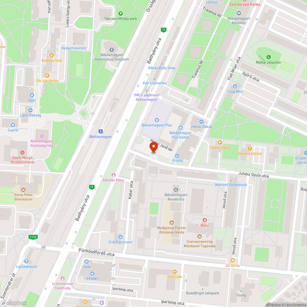 Megborult szemetes bejelentés helye