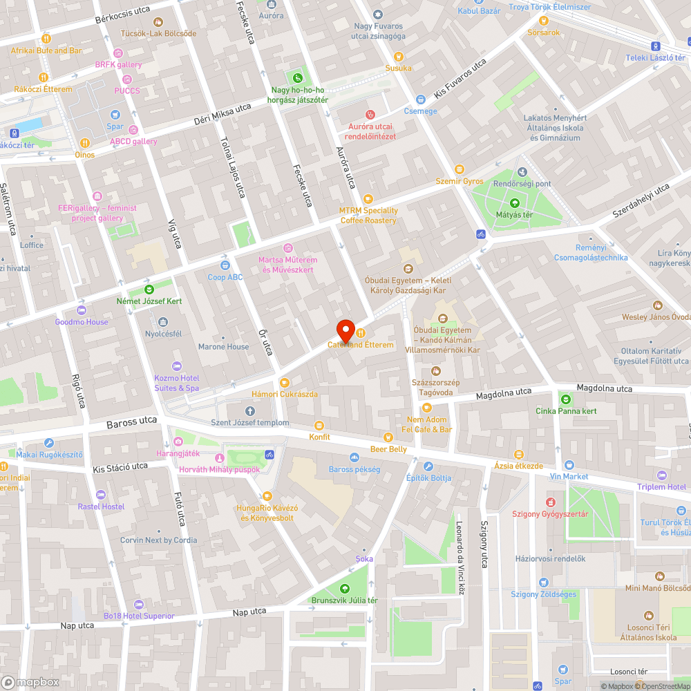 Kidöntött fa bejelentés helye