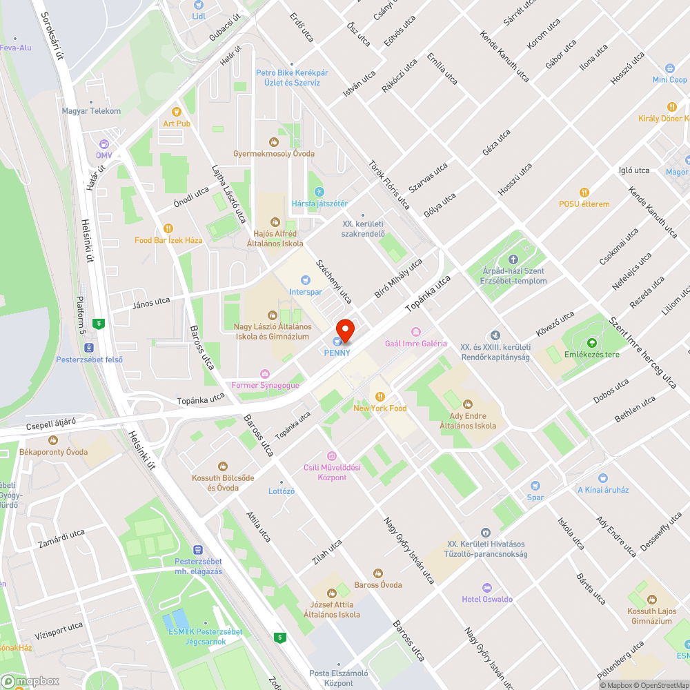 A 23E buszjárat menetrendi problémája bejelentés helye