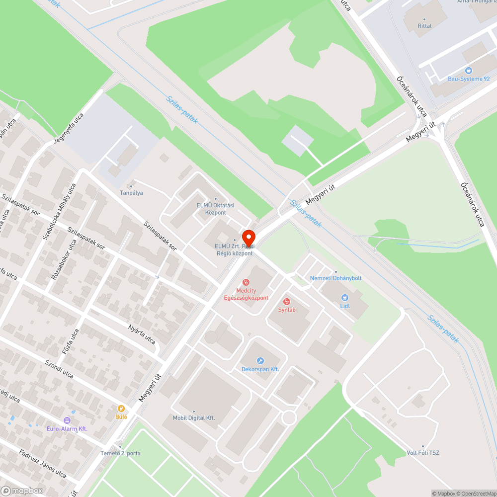 Sötét lámpa bejelentés helye