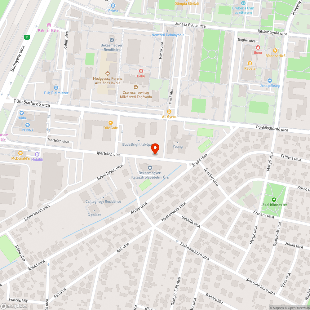 Eldugult víznyelő bejelentés helye