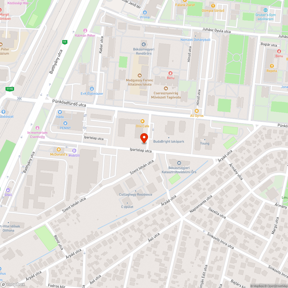 Eldugult víznyelő bejelentés helye