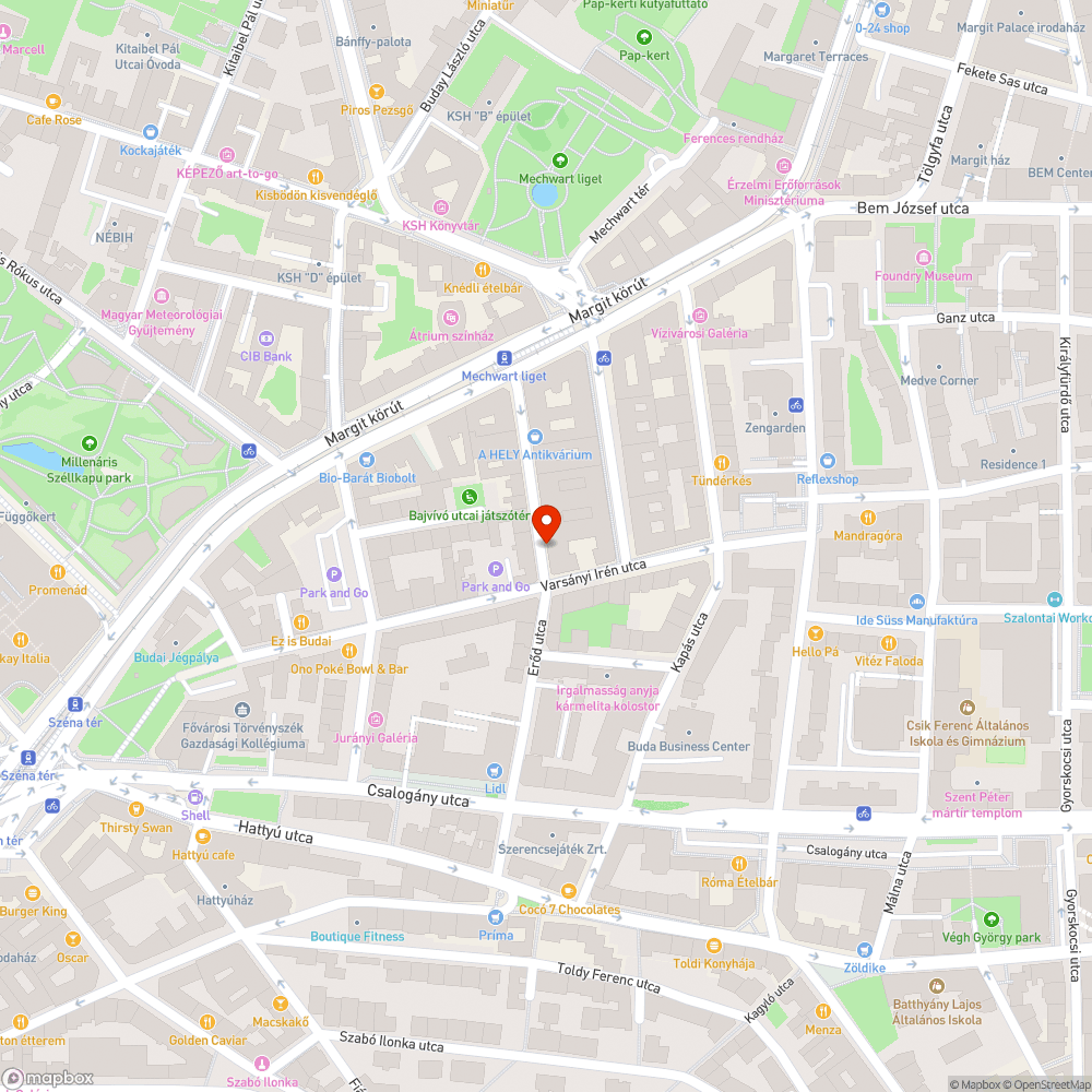 Útburkolat-süllyedés bejelentés helye