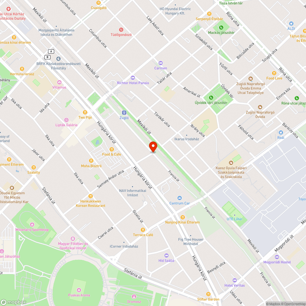 Nagy mennyiségű hulladék a Francia úton bejelentés helye