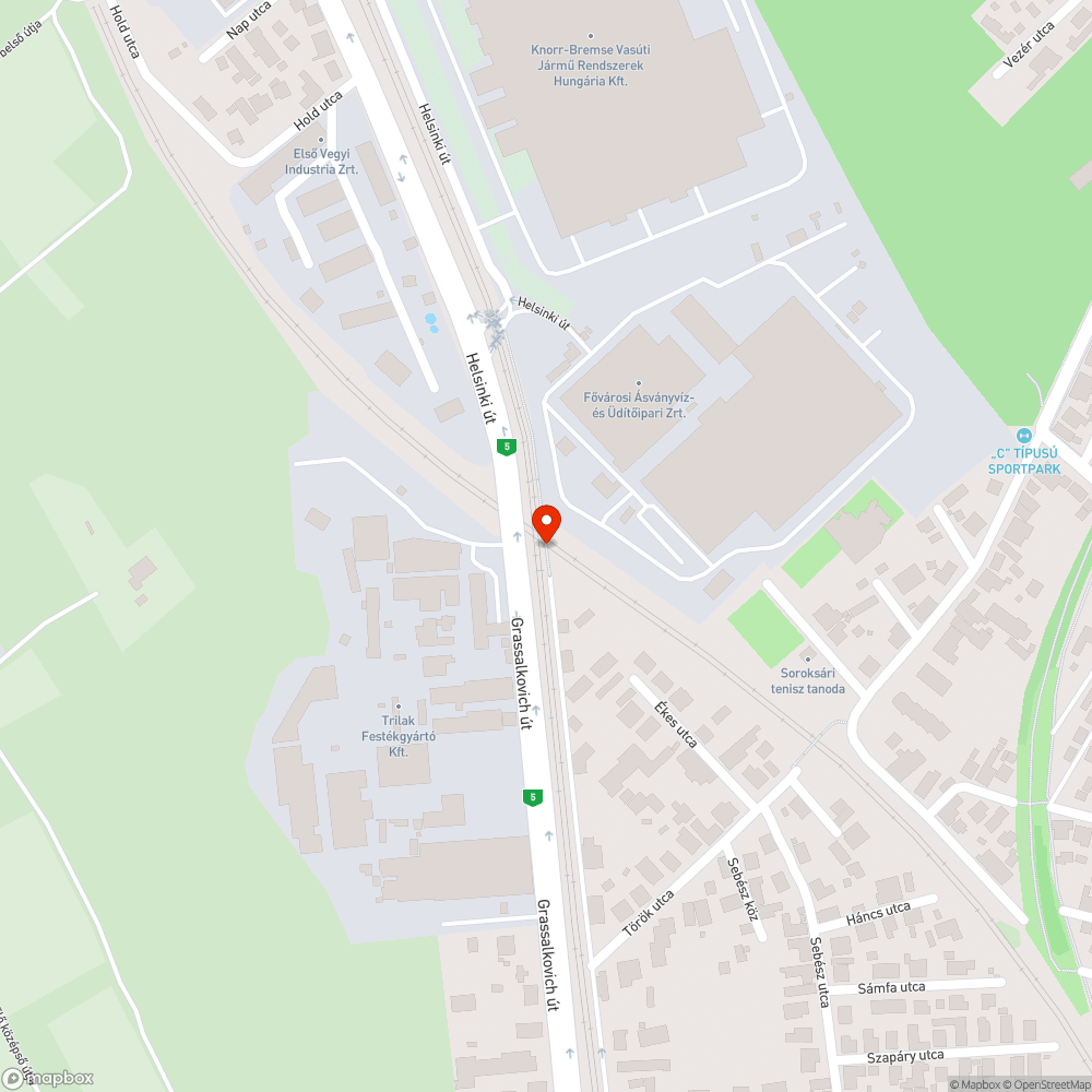 Több zsák szemét bejelentés helye