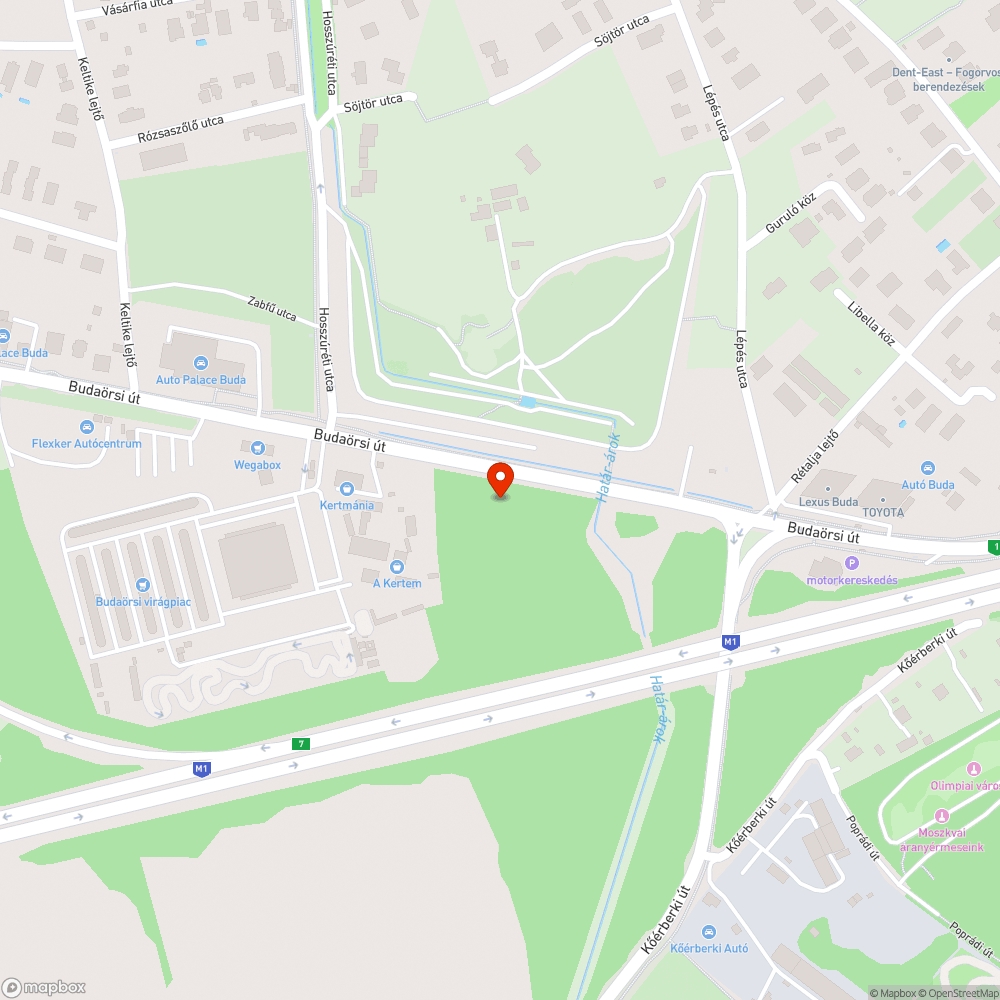 Rengeteg szemét az 'erdőben' bejelentés helye