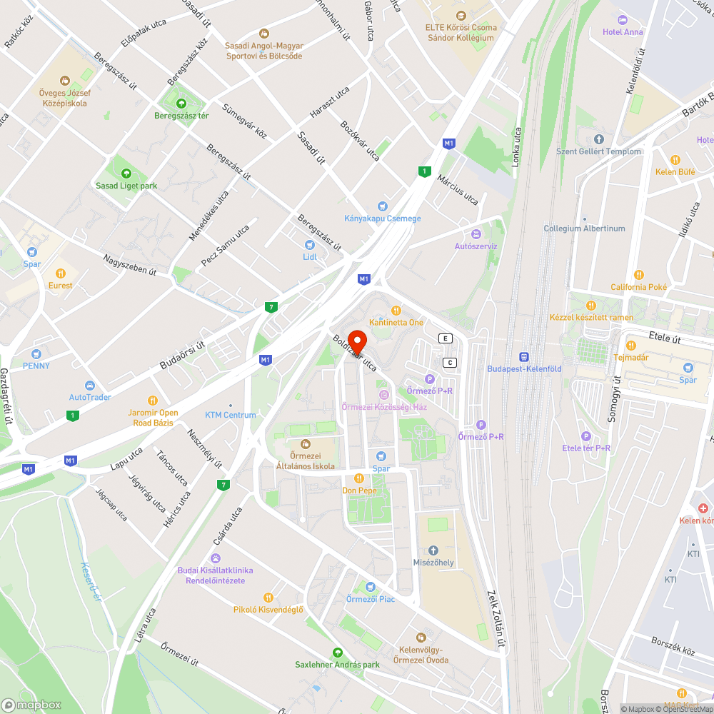 Erősen graffitis közműszekrény bejelentés helye