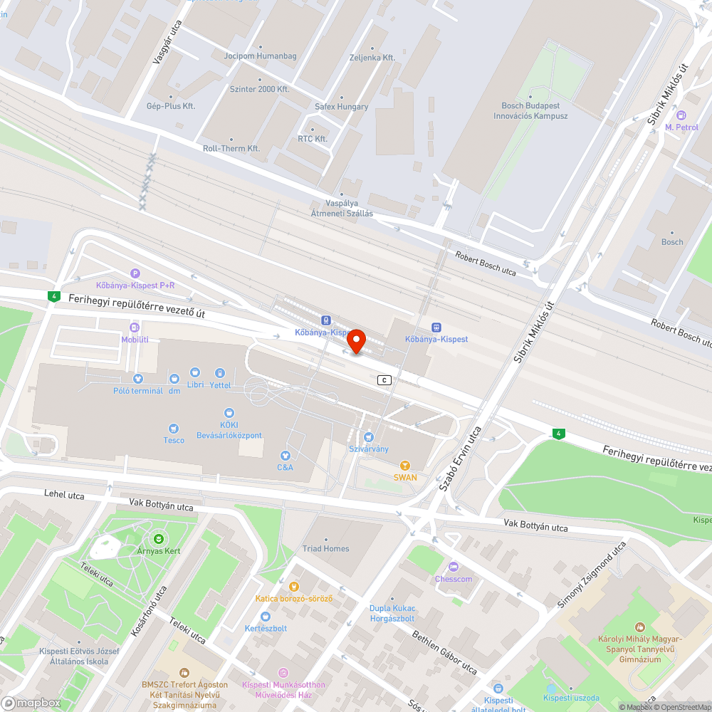 Süppedt járda bejelentés helye