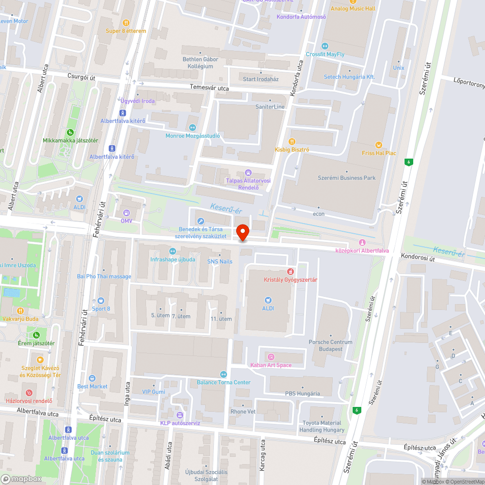 Kint felejtett tábla bejelentés helye