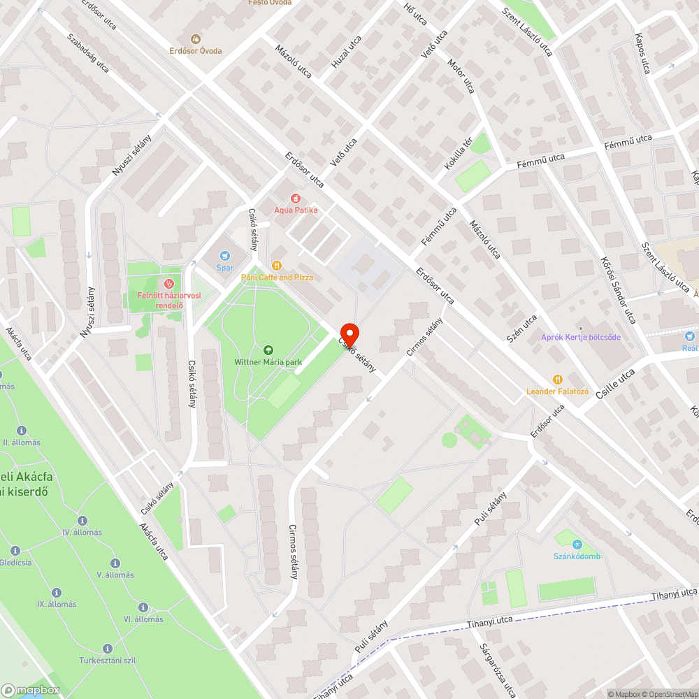 Összefirkálva bejelentés helye