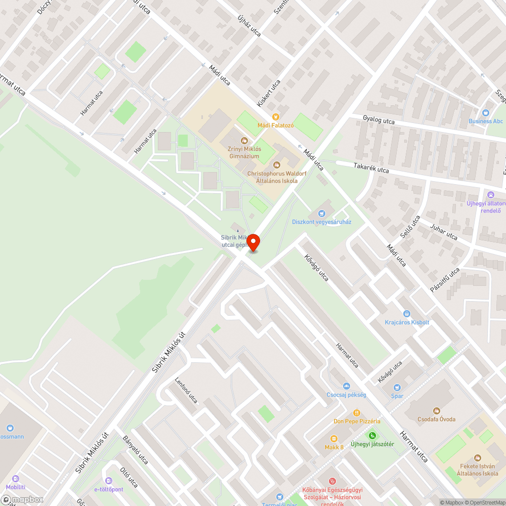 Balesetveszélyes járda bejelentés helye