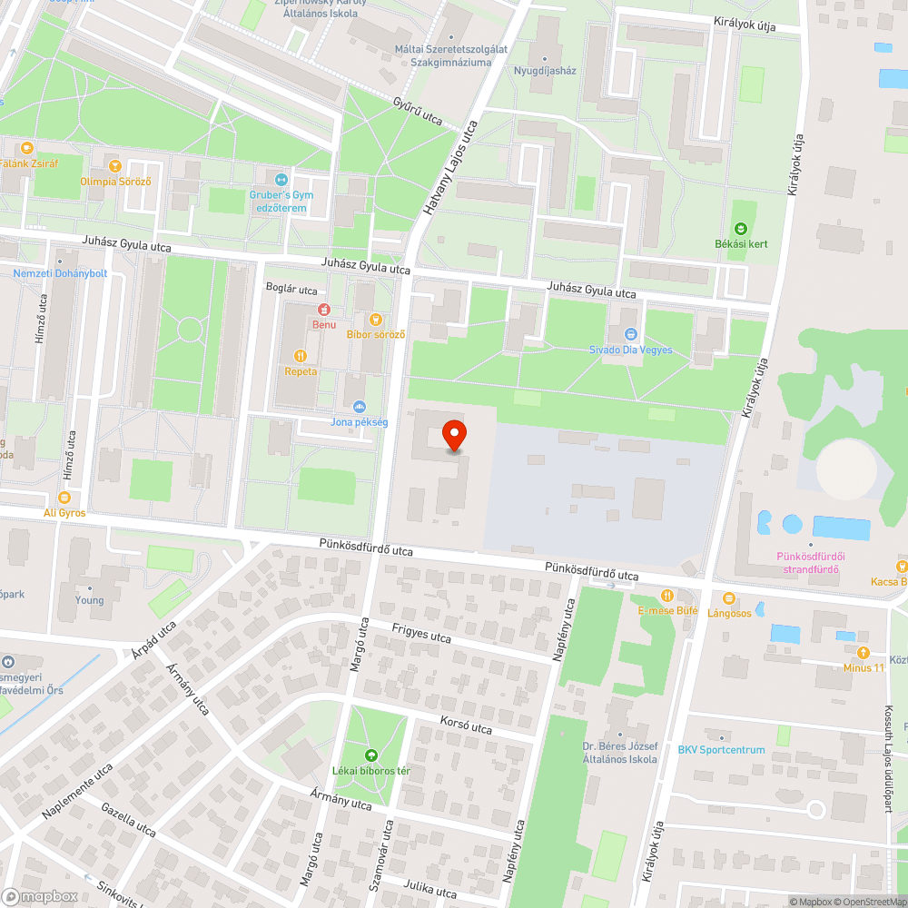 Roncs bejelentés helye