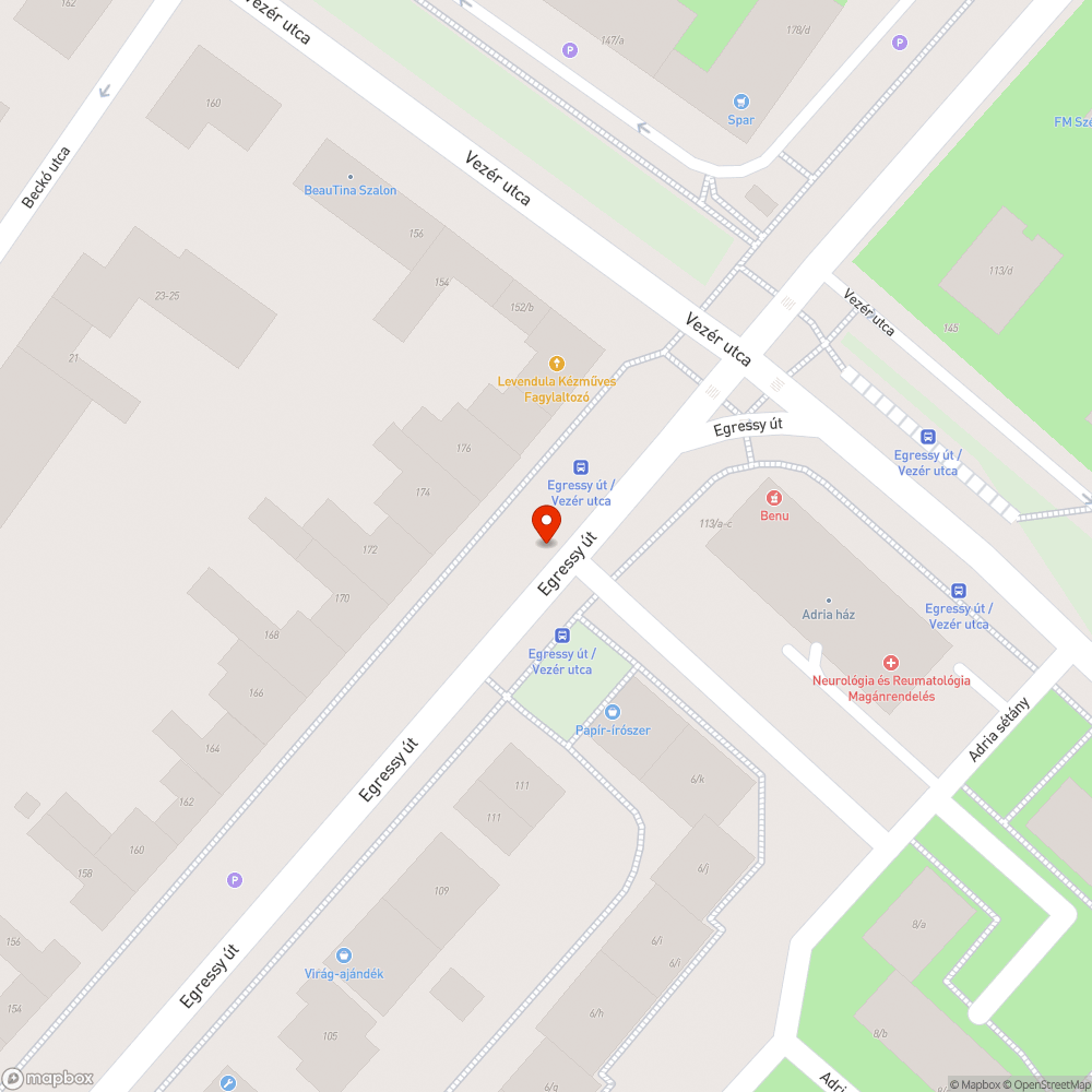 Üres oszlopok bejelentés helye