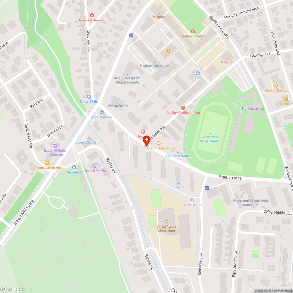 Kátyú a gyalogátkelőnél bejelentés helye