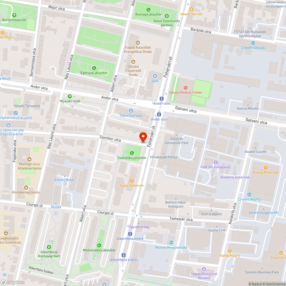 Törött szék bejelentés helye