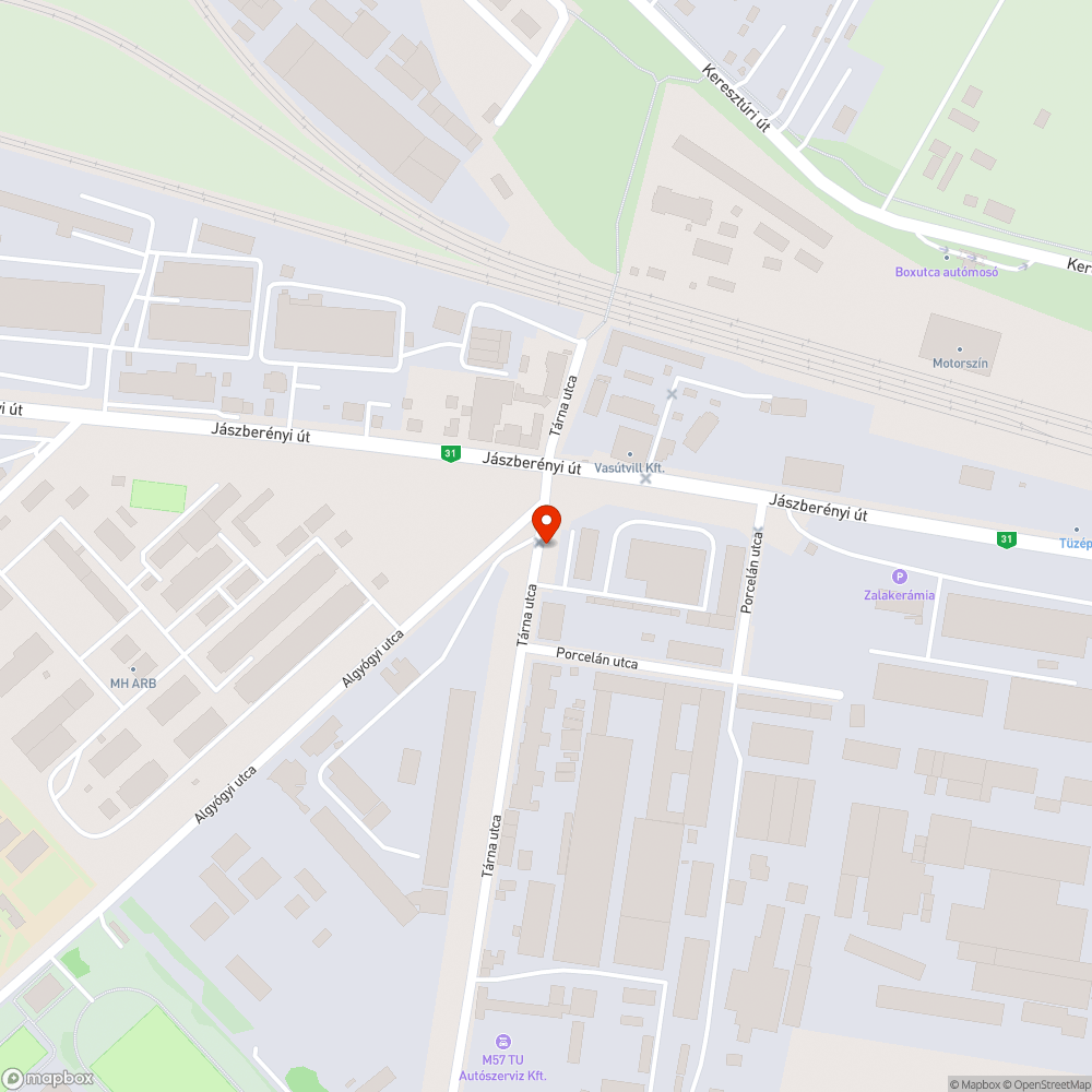 Szemétkupac bejelentés helye