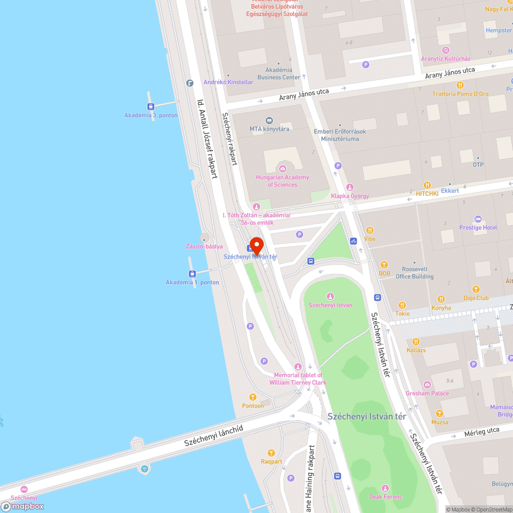 Nem világít a citylight - Széchenyi István tér bejelentés helye