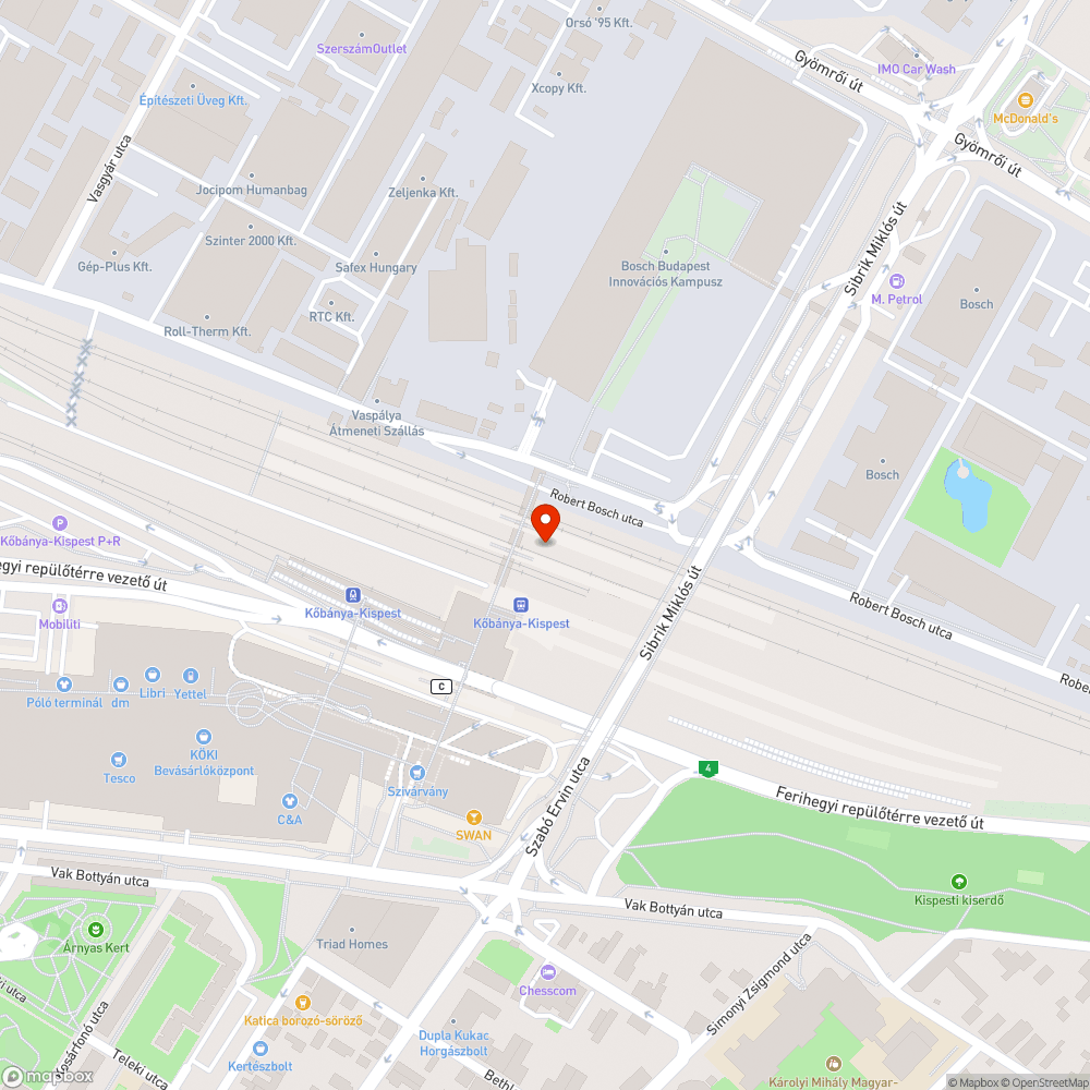 Kiégett peronvilágítás bejelentés helye