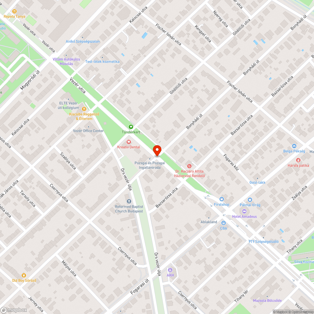 Sötét lámpa bejelentés helye