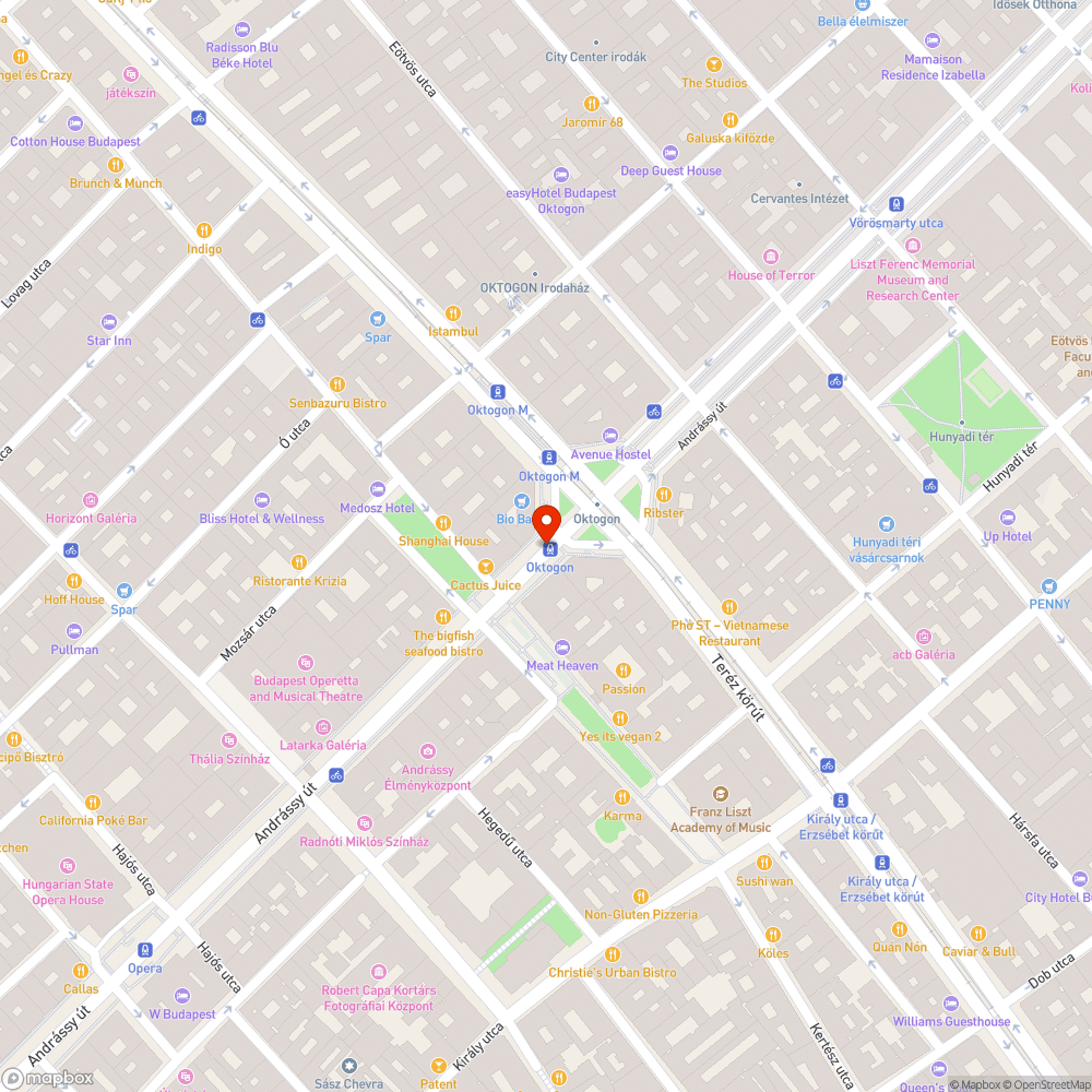 Andrássy úti kandeláberek bejelentés helye