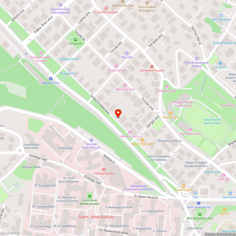 Beszakadt Telekom akna bejelentés helye