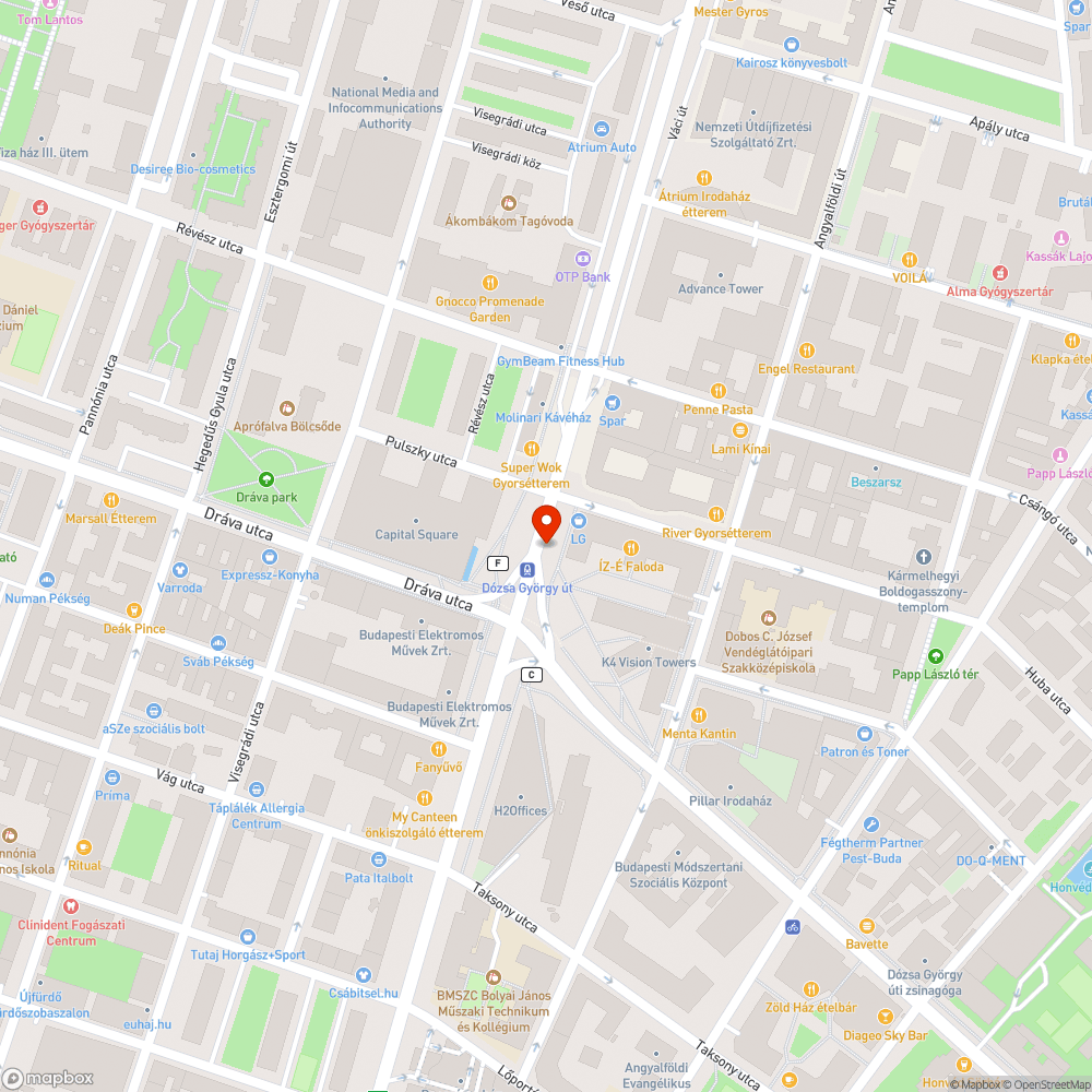 Váci út 33. oszlop összefirkálva bejelentés helye